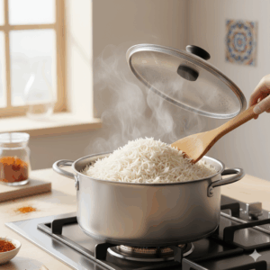 طریقه پخت برنج فجر