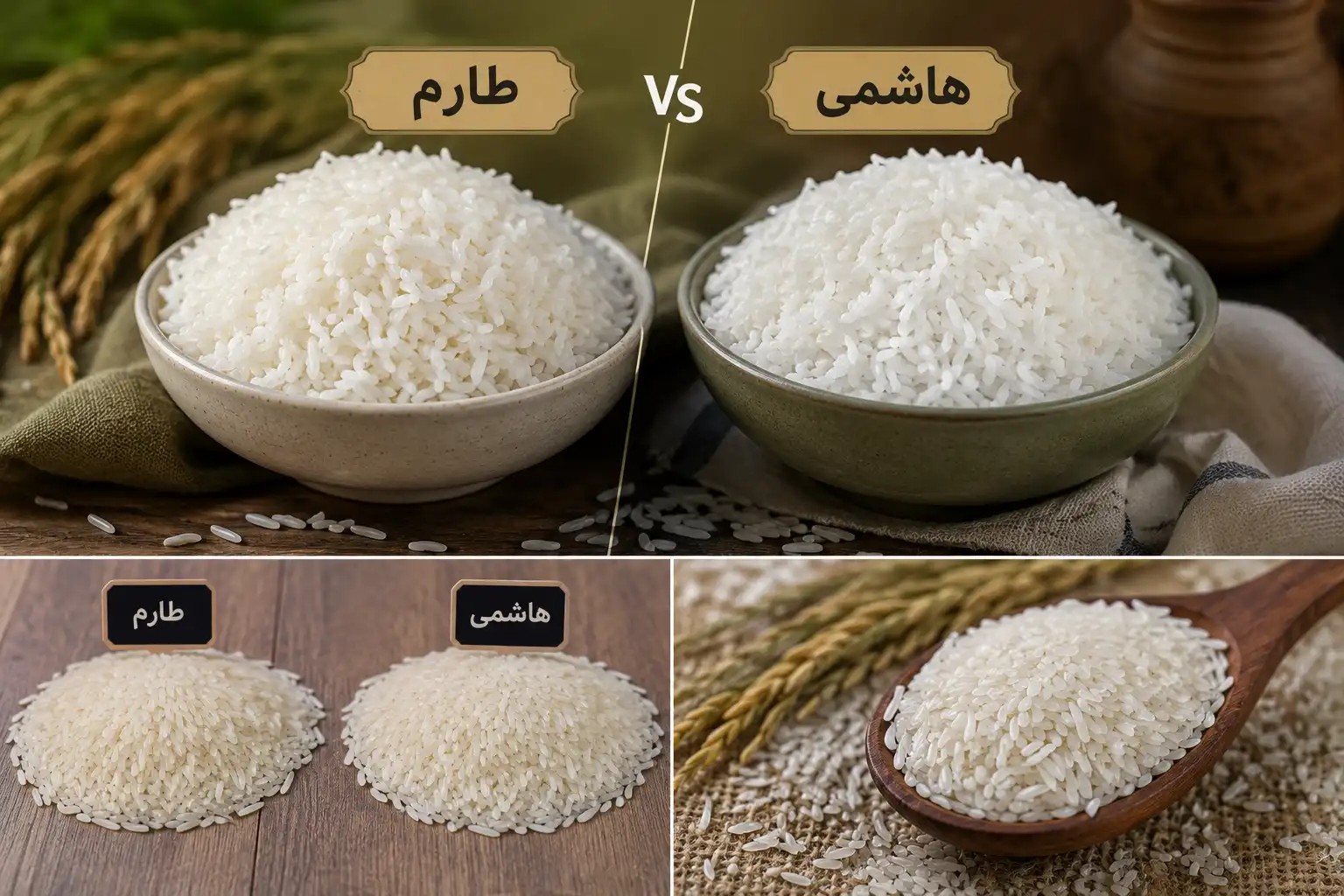 فرق برنج هاشمی و طارم از نظر عطر