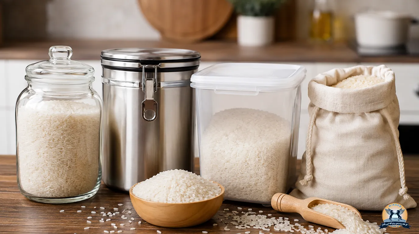 بهترین ظروف برای نگهداری از برنج در منزل