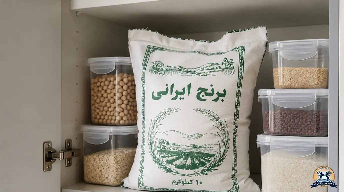 نگهداری از برنج در کابینت
